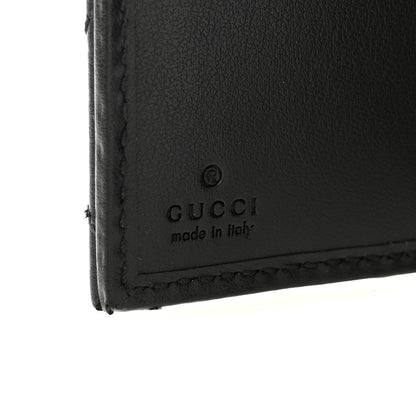 Gucci Calfskin Matelasse GG Marmont Card Case Wallet Black 6 of 8