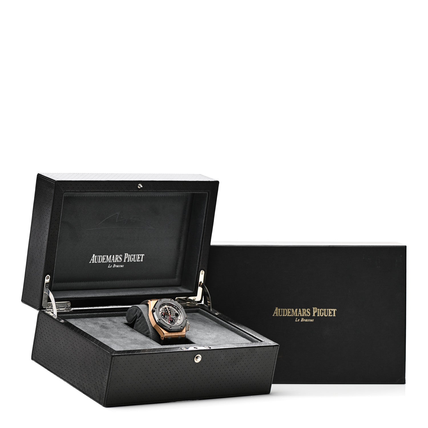 Audemars Piguet 18K Rose Gold Rubber 44mm Michael Schumacher Limited Edition Royal Oak Offshore Chronograph Automatic Watch Grey 26568OM.OO.A004CA.01 4 of 4