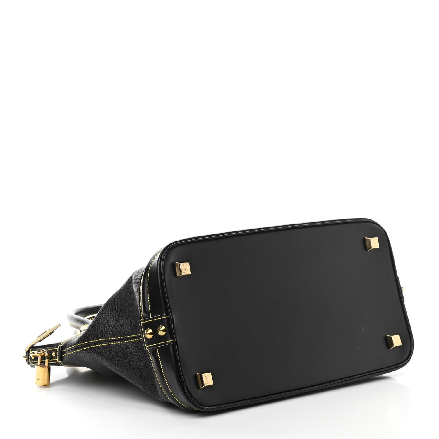 Louis Vuitton Suhali Lockit MM Black 3 of 11