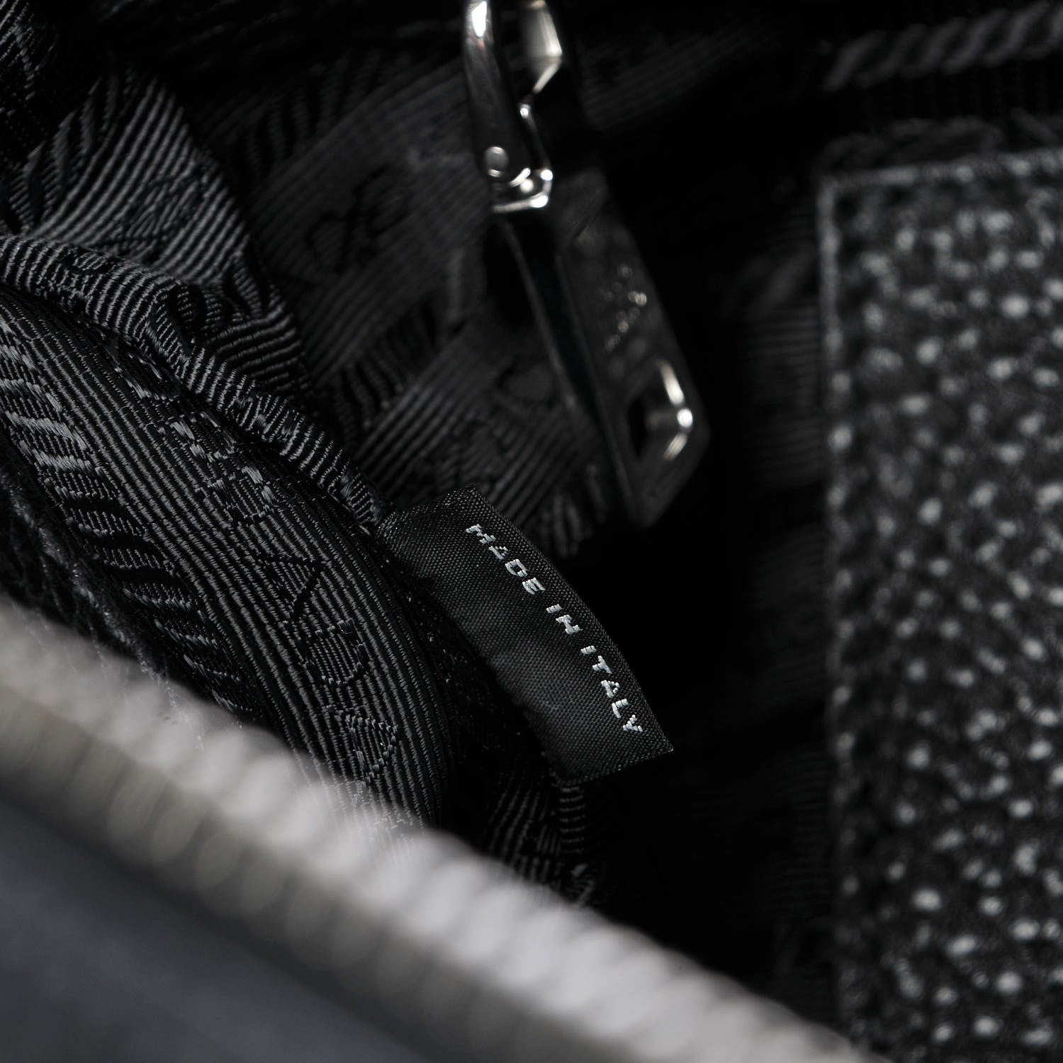 Prada Vitello Daino Satchel Black 9 of 9