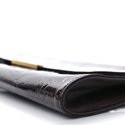 Louis Vuitton Vernis Robertson Clutch Amarante 8 of 8