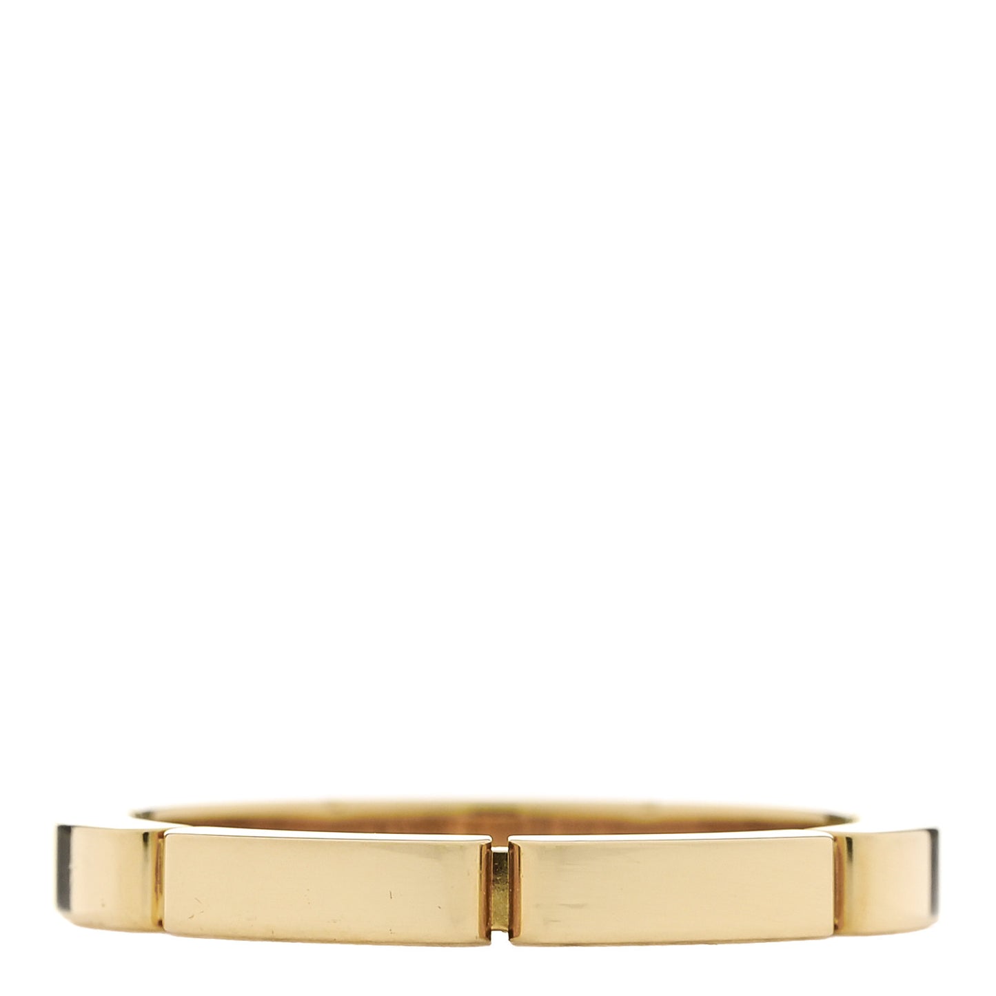 18K Yellow Gold 2.5mm Maillon Panthere Wedding Band Ring 55 7.25