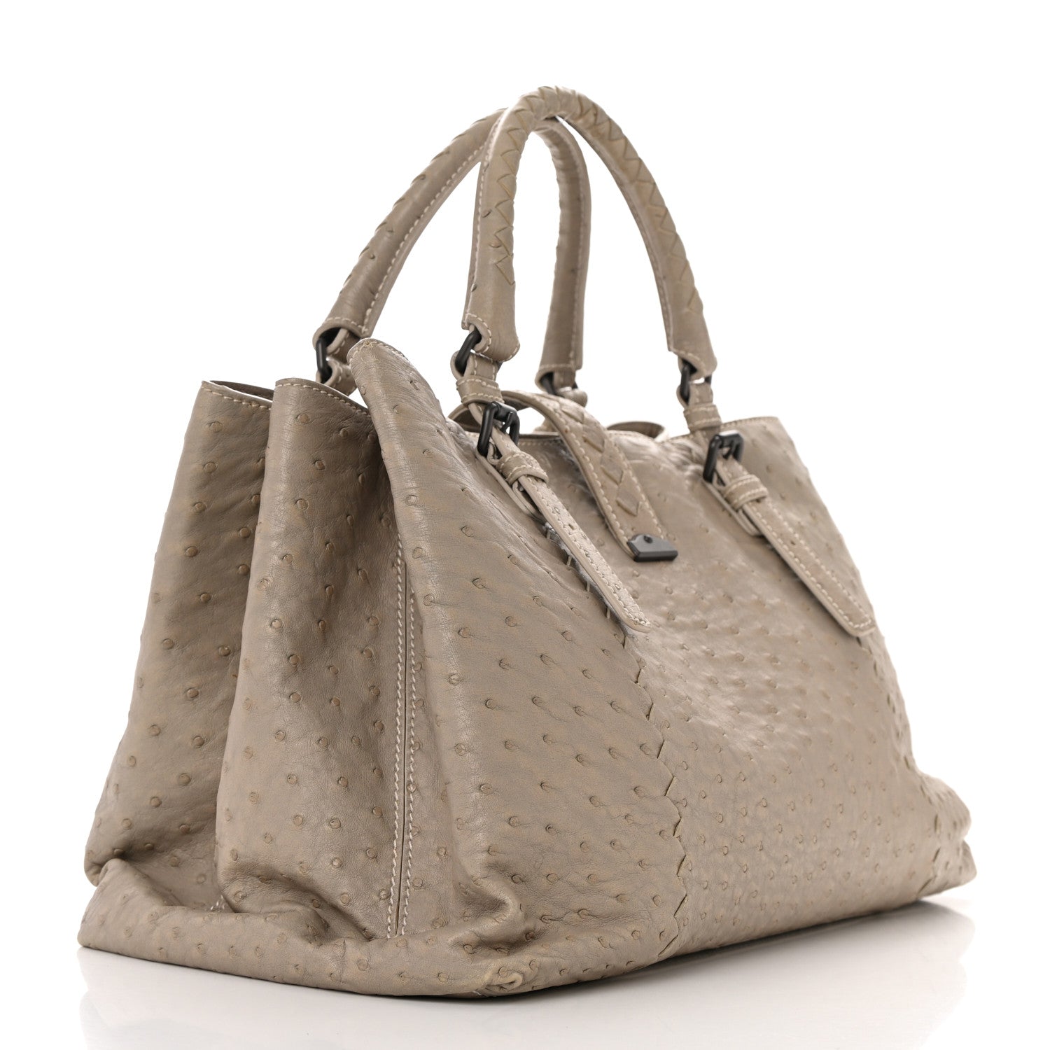Bottega Veneta Ostrich Medium Roma Tote 2 of 11
