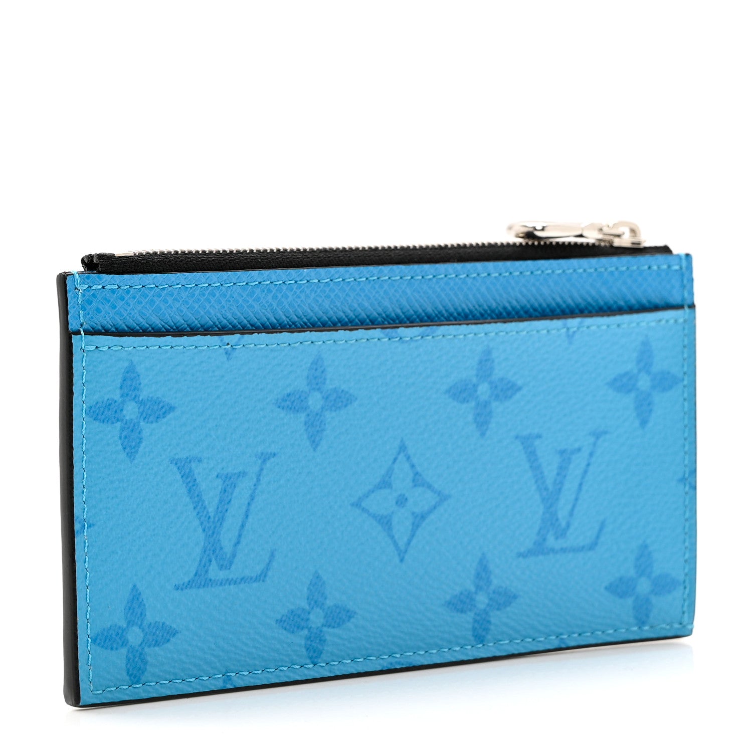 Louis Vuitton Taigarama Coin Card Holder Blue Lagoon 3 of 7