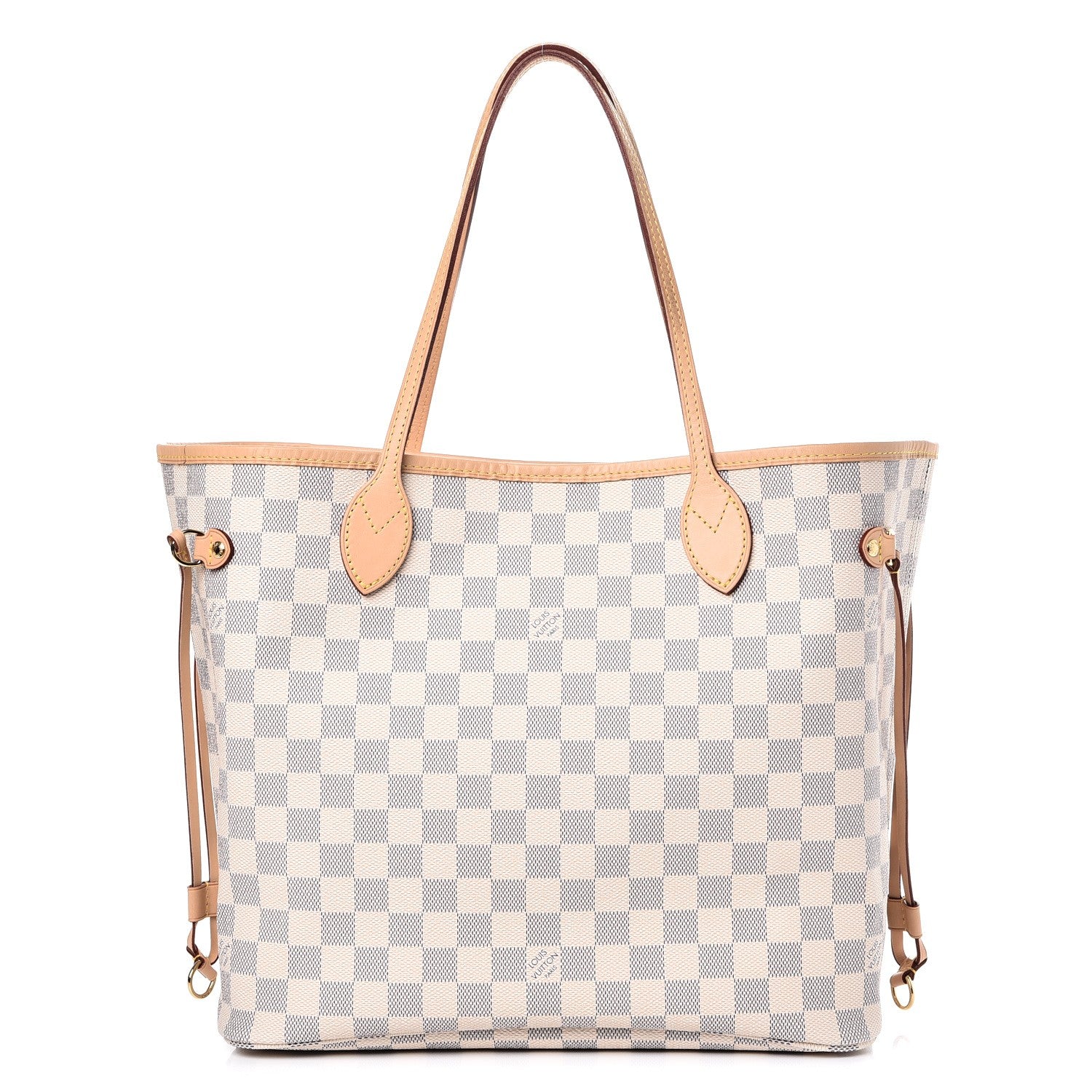 Louis Vuitton Damier Azur Neo Neverfull MM Rose Ballerine 1 of 9