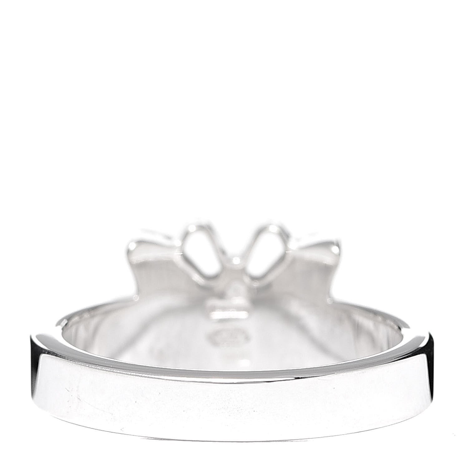 Gucci Sterling Silver Butterfly Band Ring 54 6.75 3 of 5