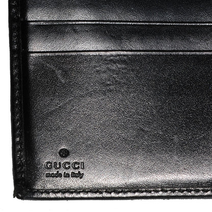 Gucci Monogram Compact Wallet Black 6 of 7