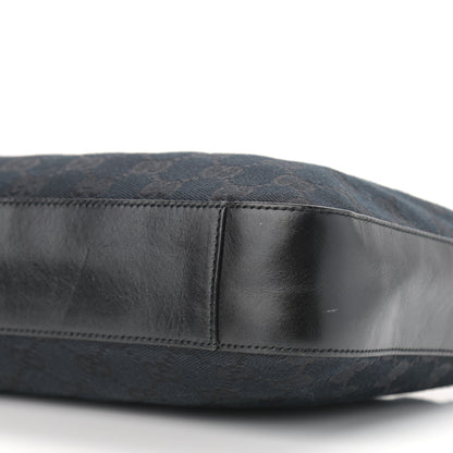 Gucci Monogram GG Small Clasp Hobo Black 6 of 10