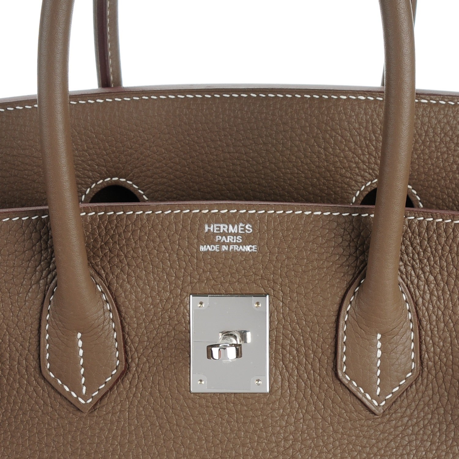 Hermes Taurillon Clemence Birkin 35 Etoupe 10 of 25