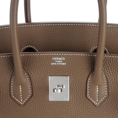 Hermes Taurillon Clemence Birkin 35 Etoupe 10 of 25