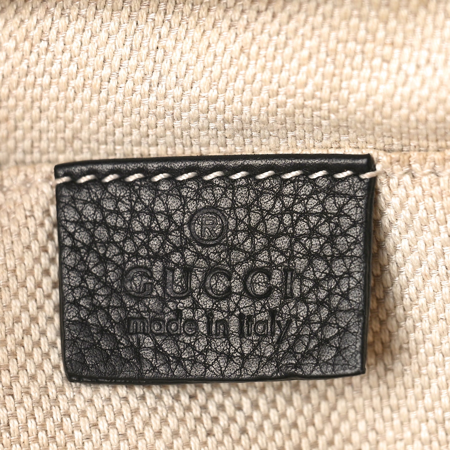 Pebbled Calfskin Small Soho Disco Bag Black