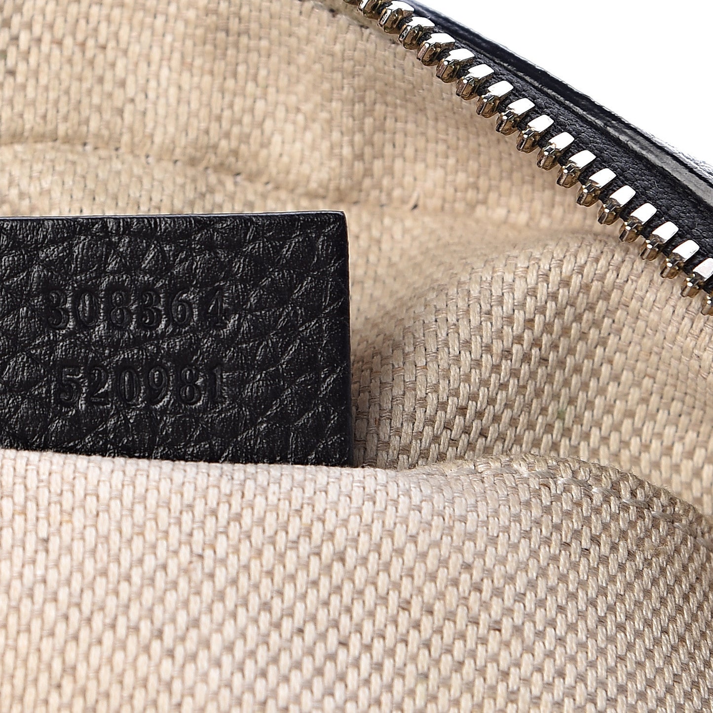 Pebbled Calfskin Small Soho Disco Bag Black