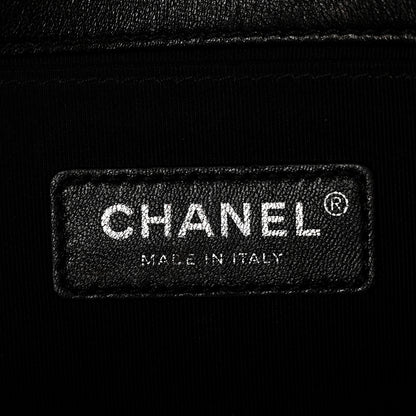 Chanel Lambskin Quilted Medium Boy Flap Black 6 of 10