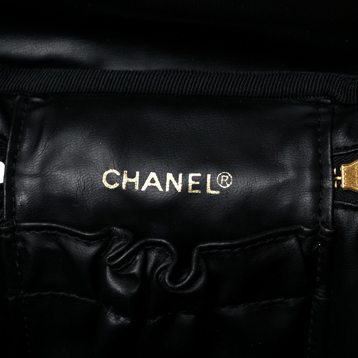 Chanel Lambskin Vanity Cosmetic Case Black 12 of 17