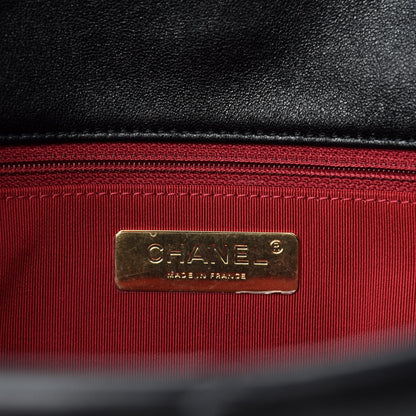 Chanel Lambskin Quilted Large Chanel 19 Flap Black 8 of 11
