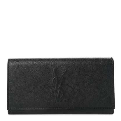 Saint Laurent Chevre Belle De Jour Flap Wallet Black 1 of 7