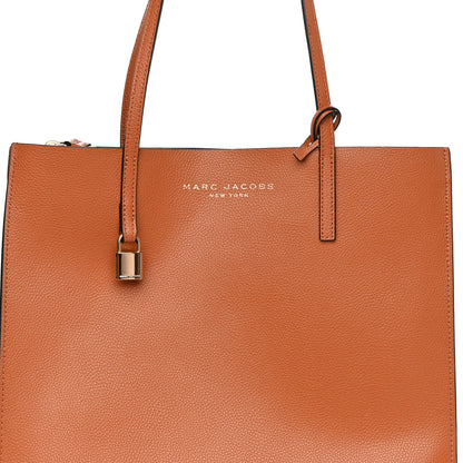 Marc Jacobs Grained Calfskin Grind Shopper Tote Smoked Almond 8 of 13
