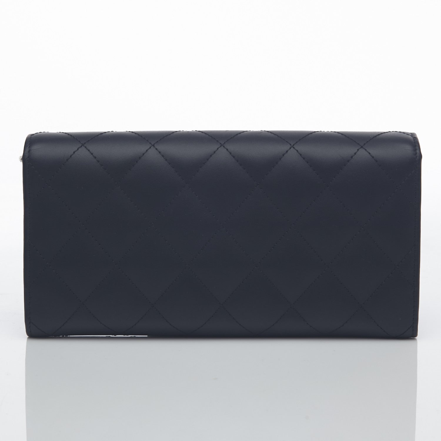 Chanel Calfskin Quilted Cambon Flap Wallet Black 3 of 10