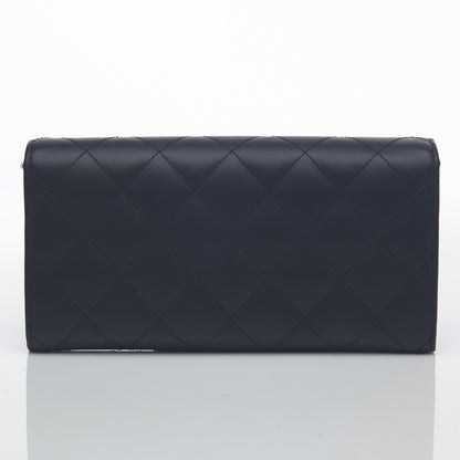 Chanel Calfskin Quilted Cambon Flap Wallet Black 3 of 10