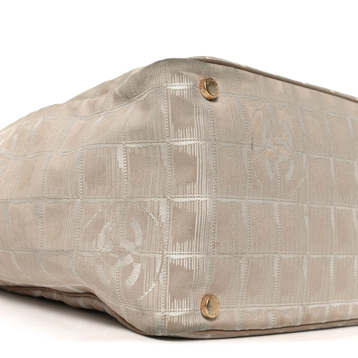 Chanel Nylon Medium Travel Tote Beige 9 of 11