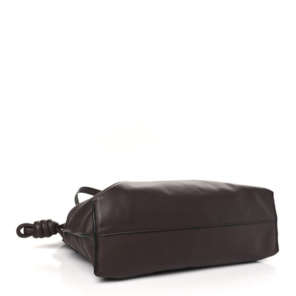 Loewe Nappa Flamenco Knot Clutch Chocolate 4 of 11