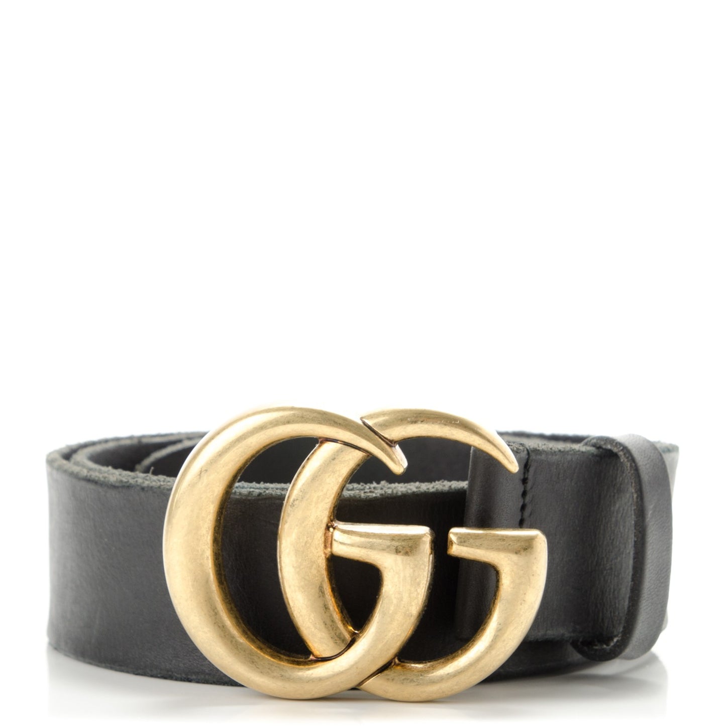Faded Calfskin Double G 40mm Belt 80 32 Black