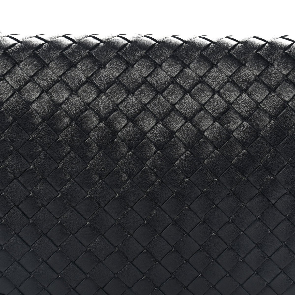 Nappa Intrecciato Medium Veneto Messenger Bag Midnight
