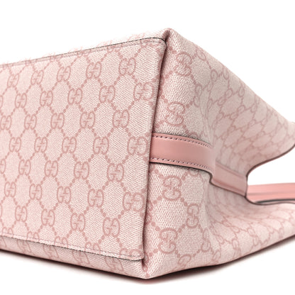 Gucci GG Supreme Monogram Emblem Large Tote Bag Light Pink 9 of 9