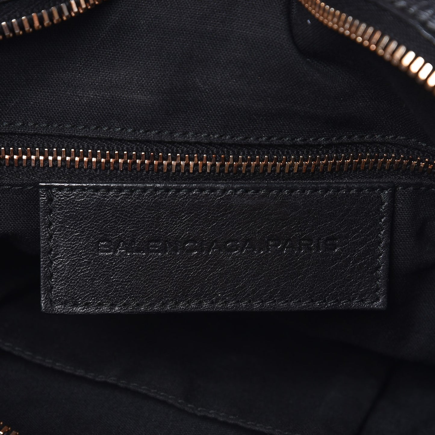 Agneau Giant 12 Rose Gold Hardware Town Black