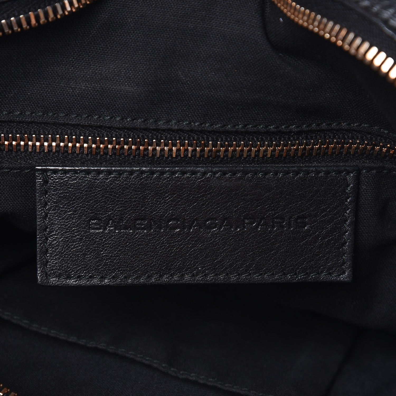 Balenciaga Agneau Giant 12 Rose Gold Hardware Town Black 6 of 9
