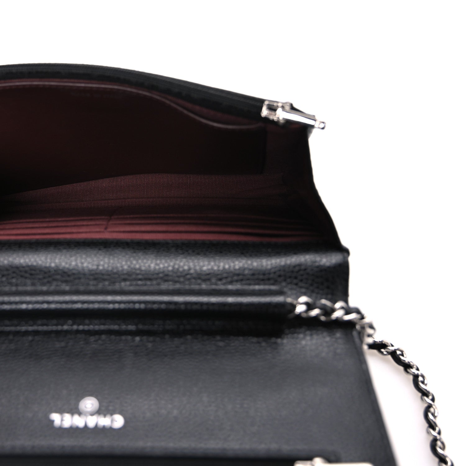 Chanel Caviar Quilted Wallet on Chain WOC Black 5 of 11