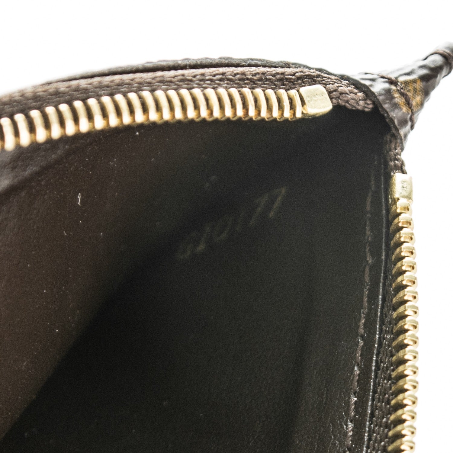 Louis Vuitton Monogram Felicie Chain Wallet Zippered Insert 7 of 7