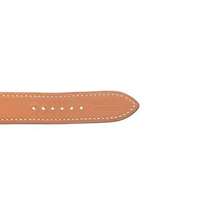 Hermes Swift Heure H Hour Watch PM Double Tour Strap Rouge H 5 of 7