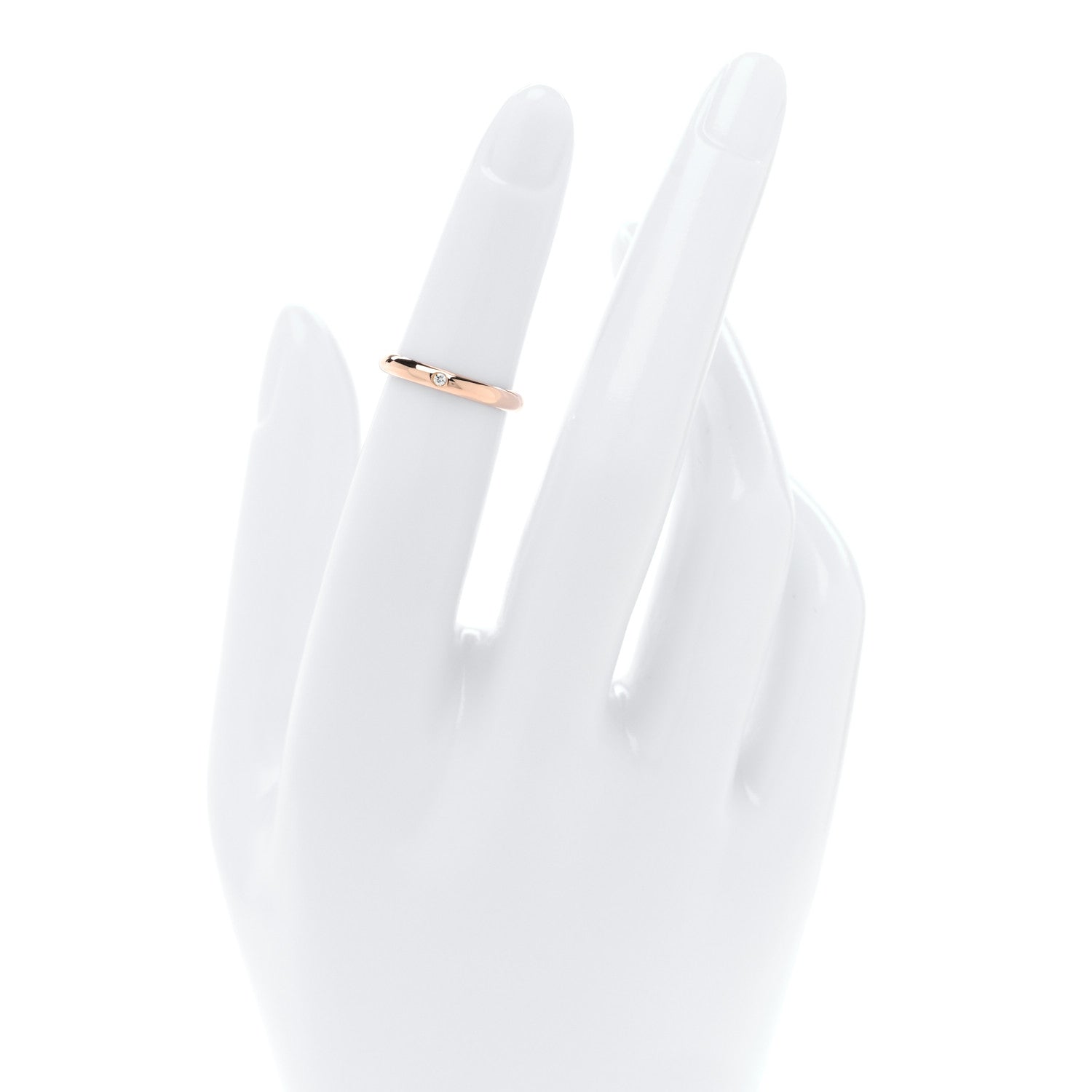 Cartier 18K Yellow Gold Diamond Knot RIng 47/4 2 of 4