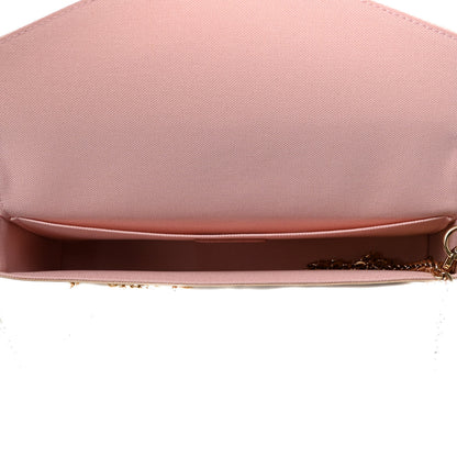 Louis Vuitton Damier Azur Pochette Felicie Chain Wallet Rose Ballerine 4 of 4