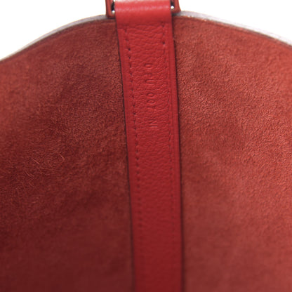 Hermes Taurillon Maurice Picotin Lock 18 PM Rouge de Coeur 7 of 12