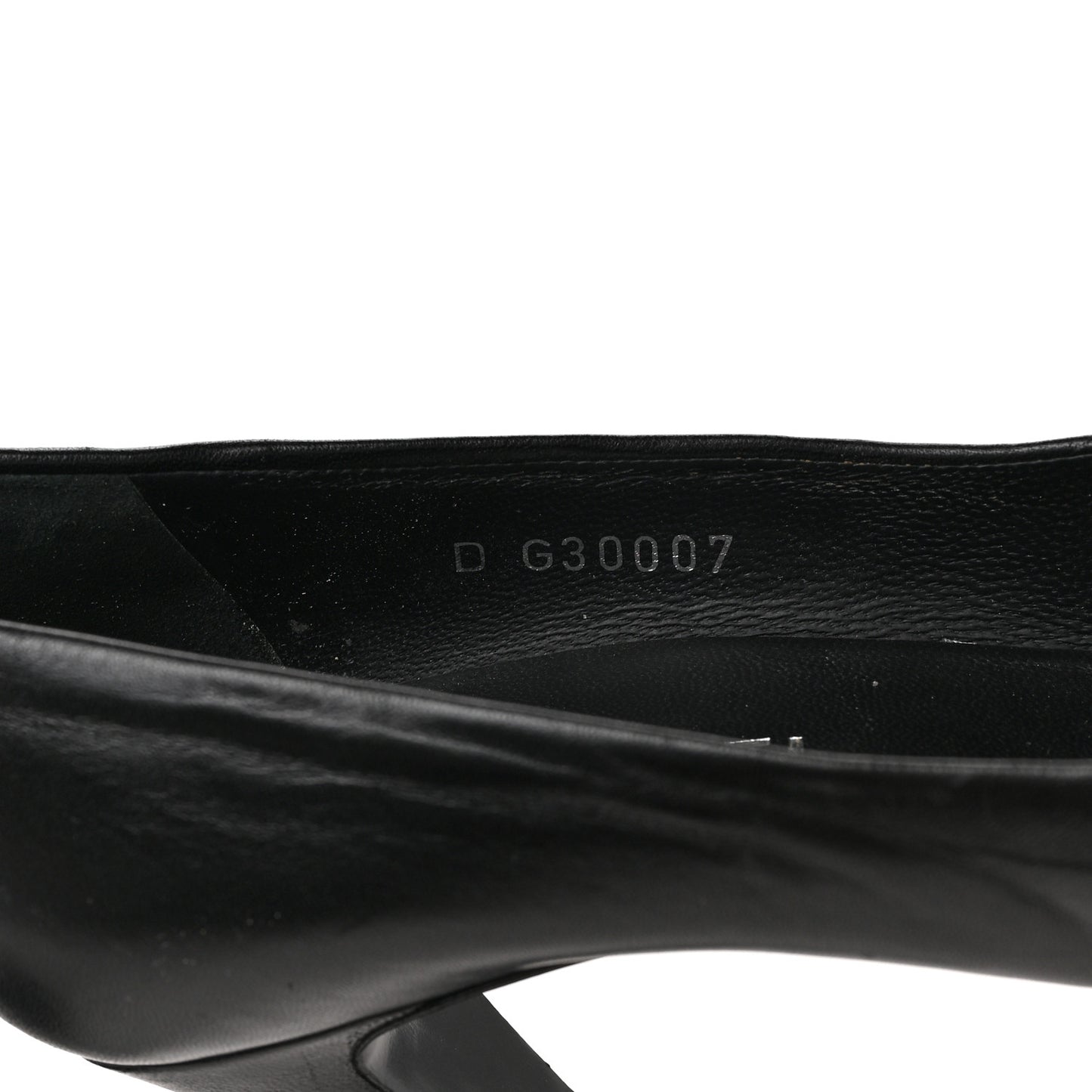 Lambskin CC Cap Toe Platform Chain Pumps 39 Black