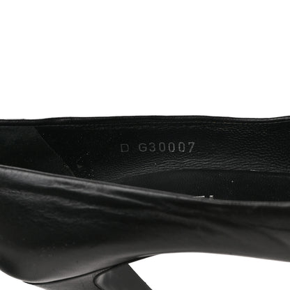 Chanel Lambskin CC Cap Toe Platform Chain Pumps 39 Black 8 of 8