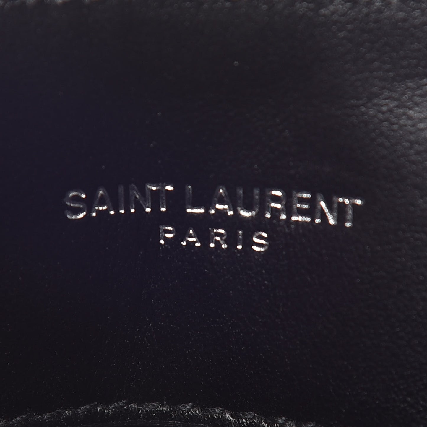 Calfskin Y Quilted Monogram Medium Loulou Chain Satchel Black