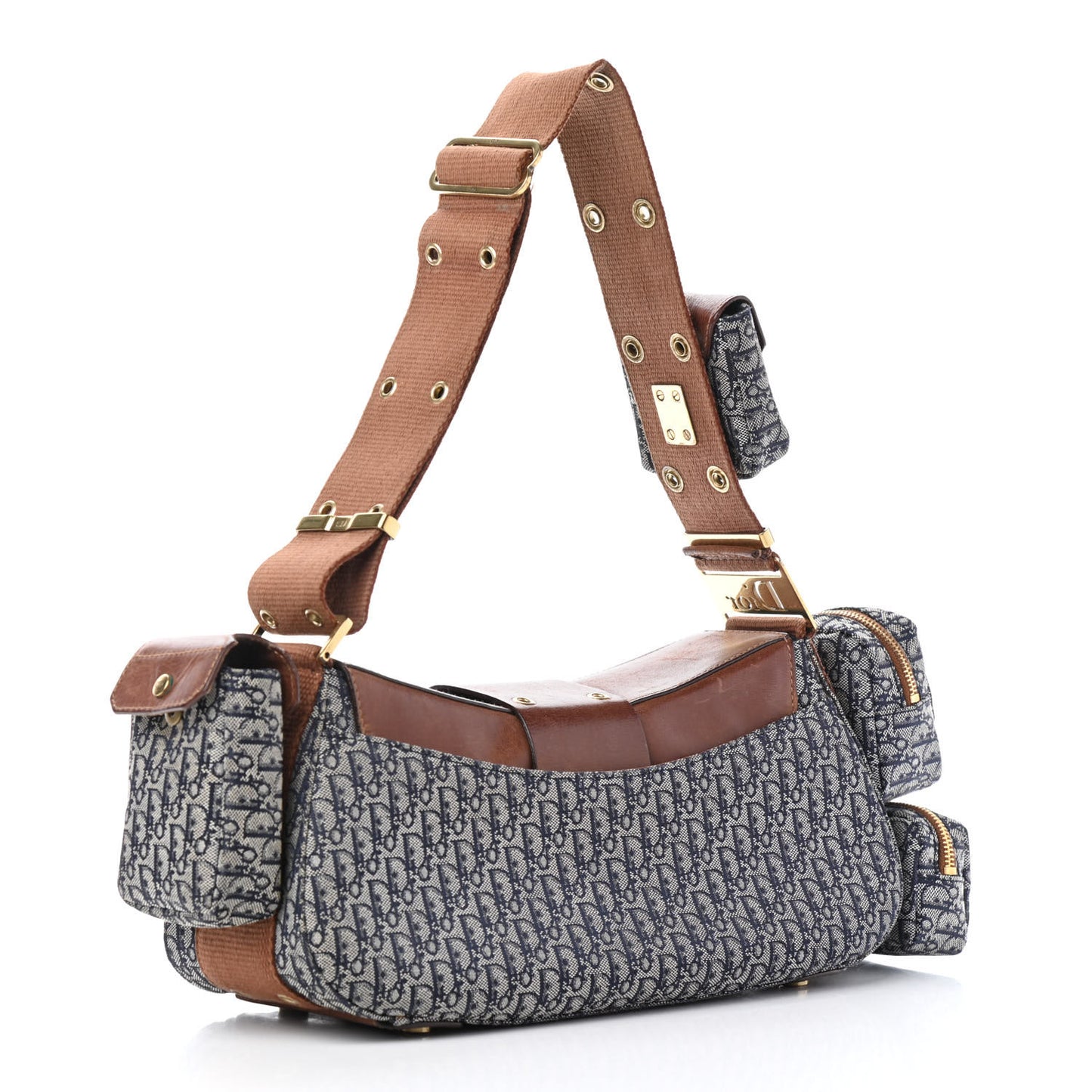 Calfskin Monogram Street Chic Columbus Blue