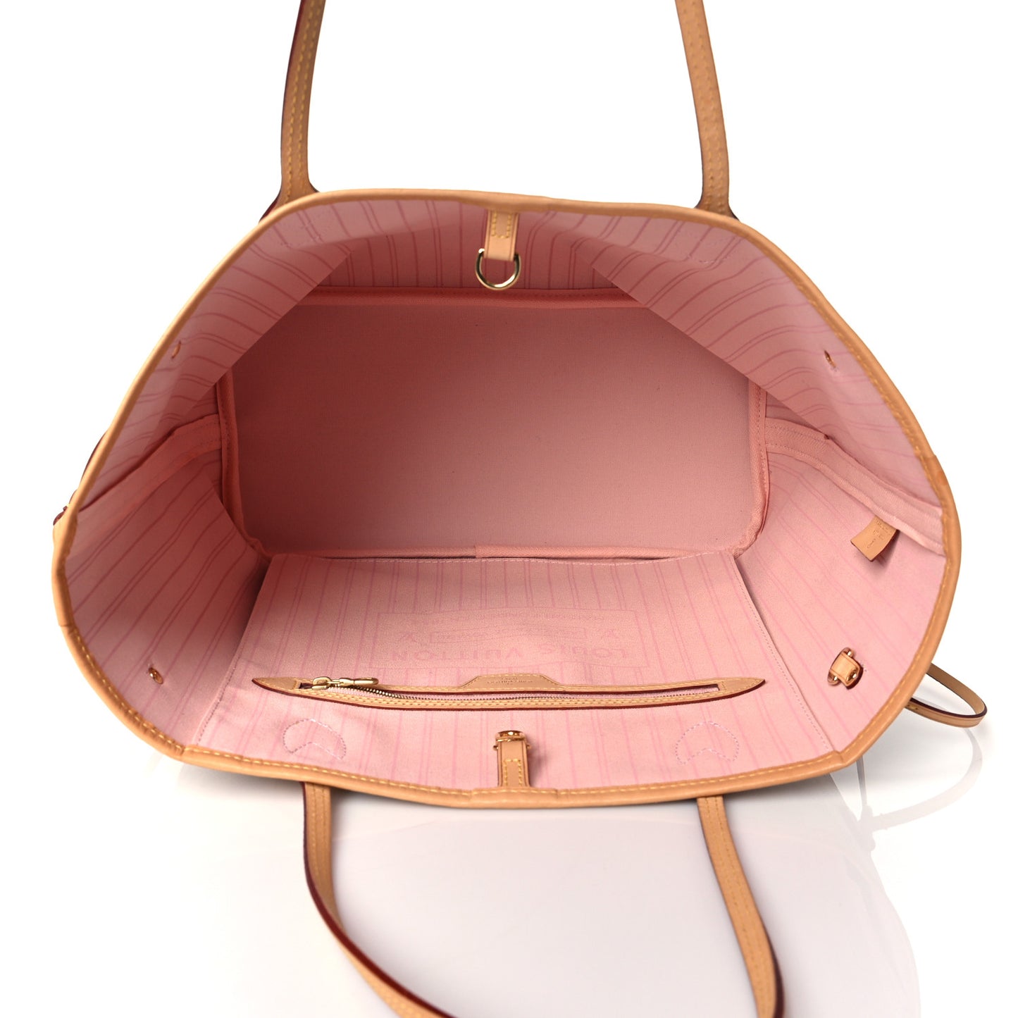 Damier Azur Neo Neverfull MM Rose Ballerine