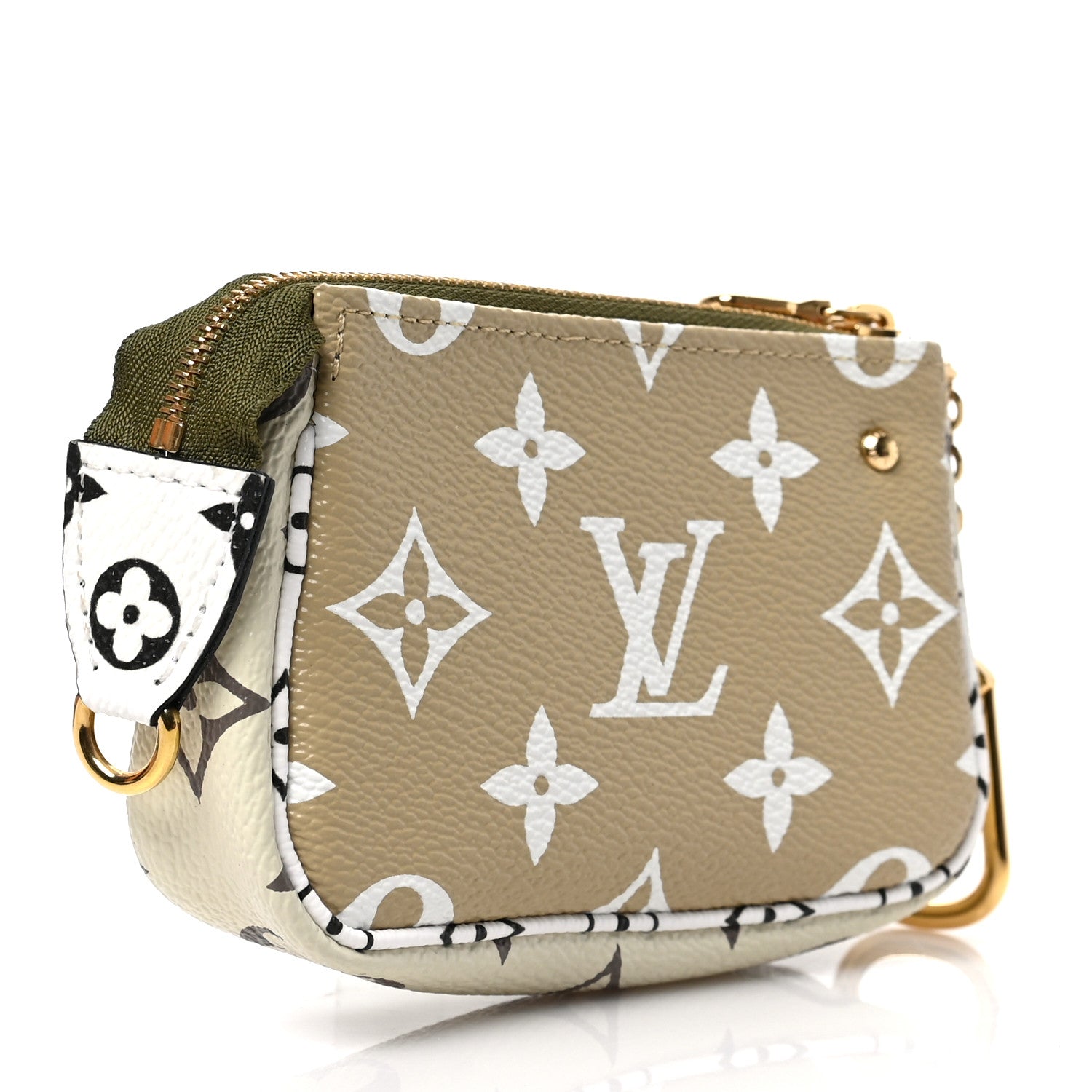 Louis Vuitton Monogram Giant Micro Pochette Accessories Kaki White 3 of 6