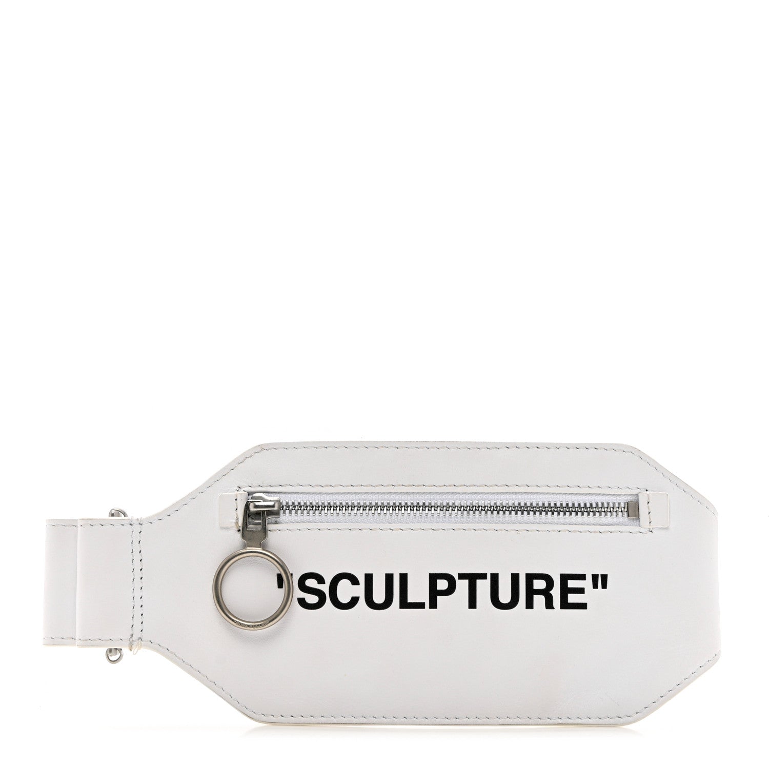 Off-White Calfskin Sculpture Belt Bag White 1 of 9