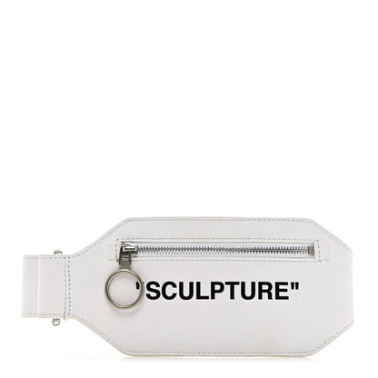 Off-White Calfskin Sculpture Belt Bag White 1 of 9