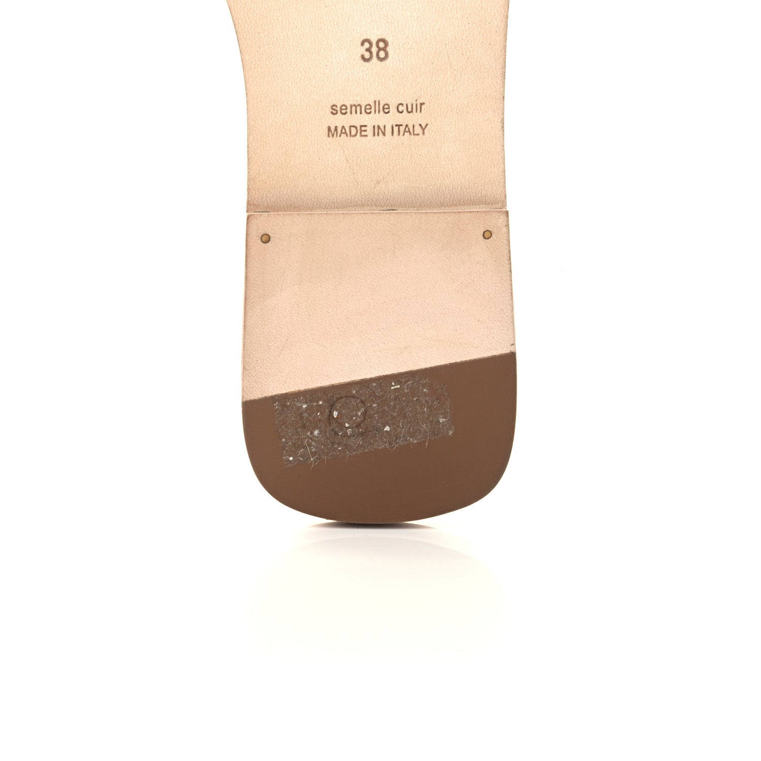 Hermes Box Calfskin Oran Sandals 38 Rose Pale 11 of 11