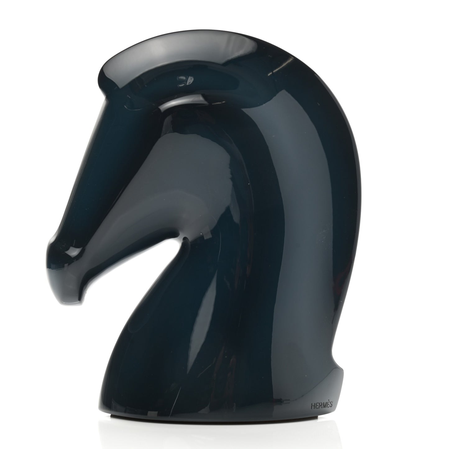 Porcelain Samarcande Paperweight Bleu Chrome
