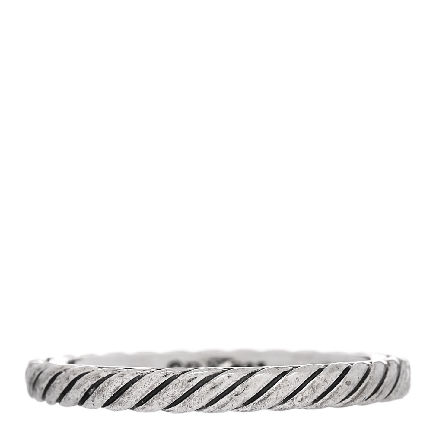 Sterling Silver 2.5mm Stackable Cable Ring 57 8