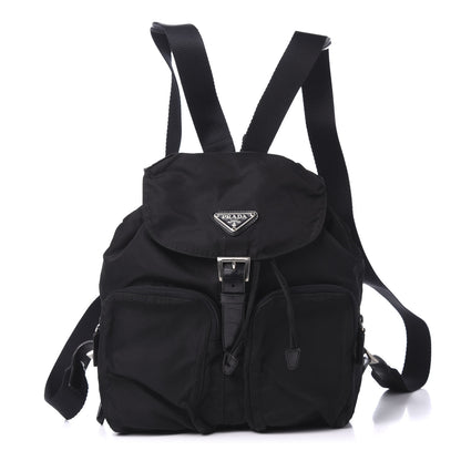 Prada Tessuto Nylon Vela Small Backpack Black 1 of 12