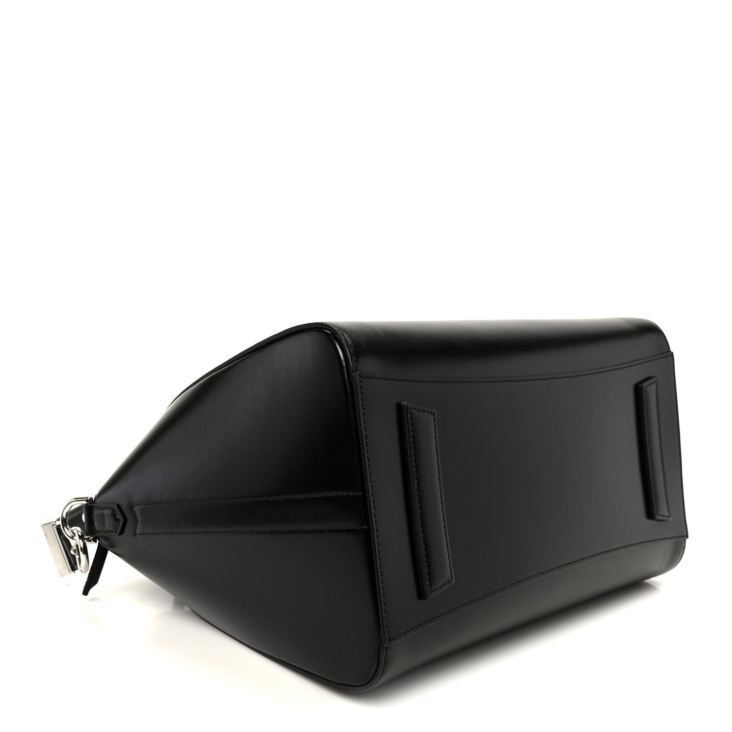 Shiny Lord Calfskin Medium Antigona Black