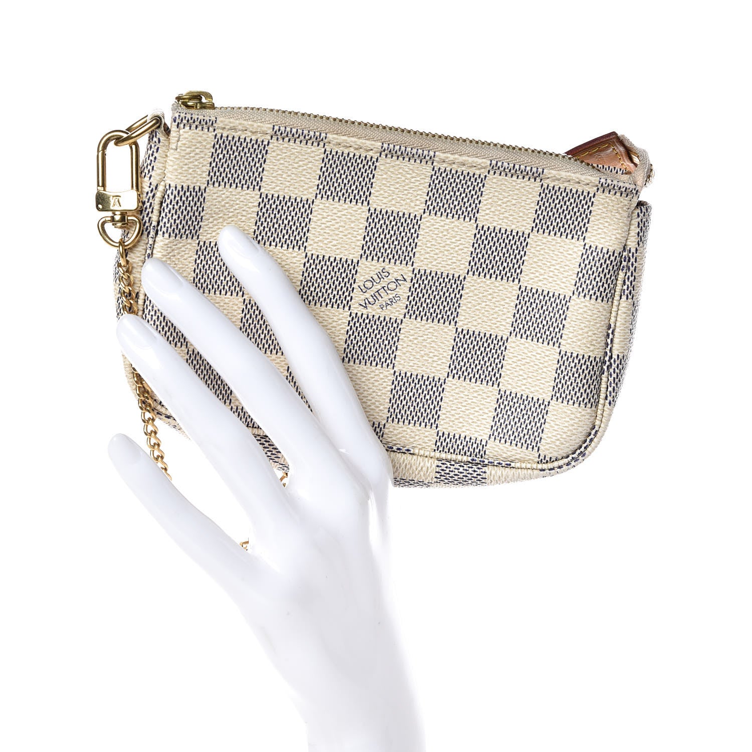 Louis Vuitton Damier Azur Mini Pochette Accessories 2 of 9